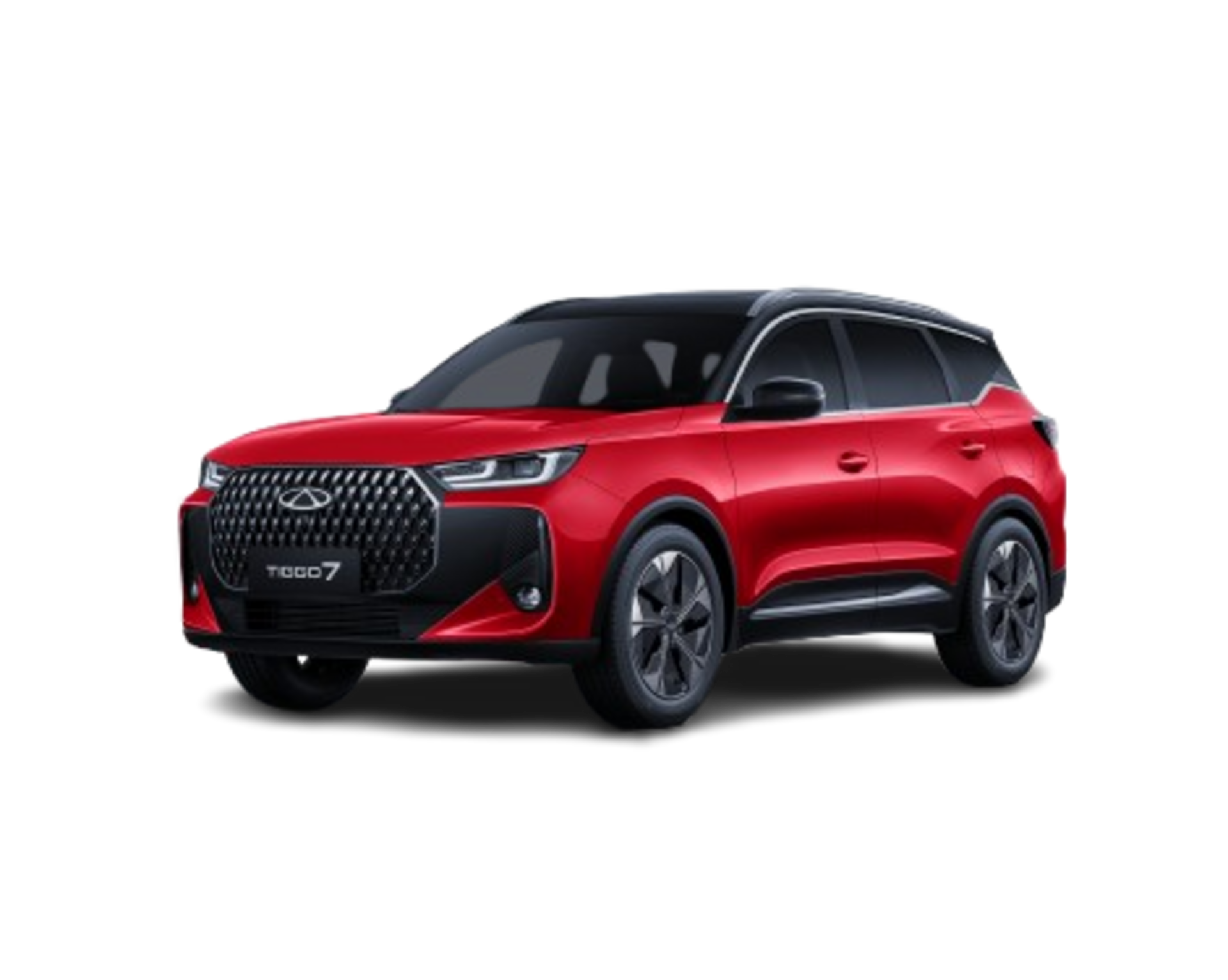 CHERY TIGGO 7 – czerwono-czarny SUV